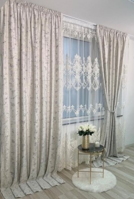 Draperie din catifea texturata de Lux