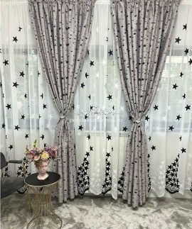 Set perdea+draperie model blackout